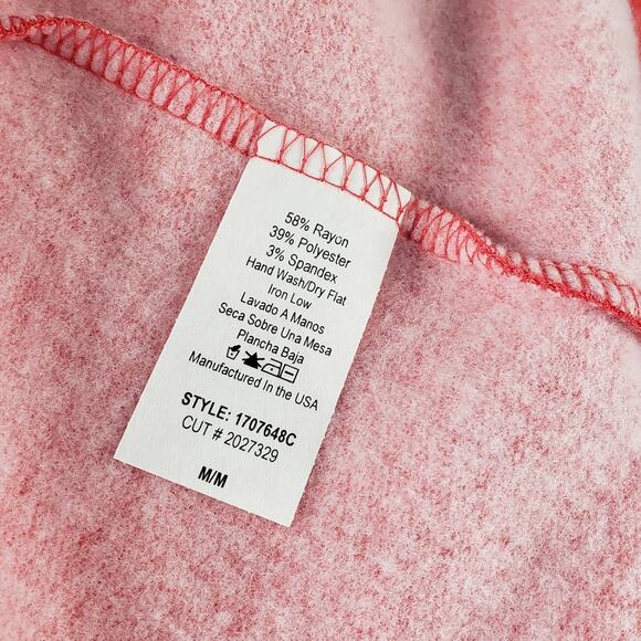 Chris and Carol tangerine knit fleece waterfall cardy Medium - Picture 6 of 6
